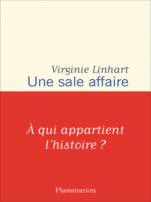 cover image of Une sale affaire